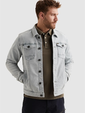Veste mi-saison 'Denim jacket with embroidered artwork' PME Legend en bleu : devant