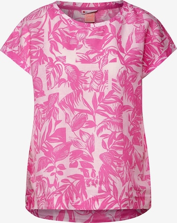 STREET ONE Shirt in Roze: voorkant