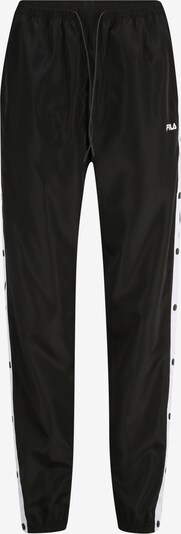 FILA Pantalon de sport 'LARISA' en noir / blanc, Vue avec produit