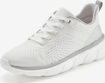 Sneaker bassa di JOHN DEVIN in bianco: frontale