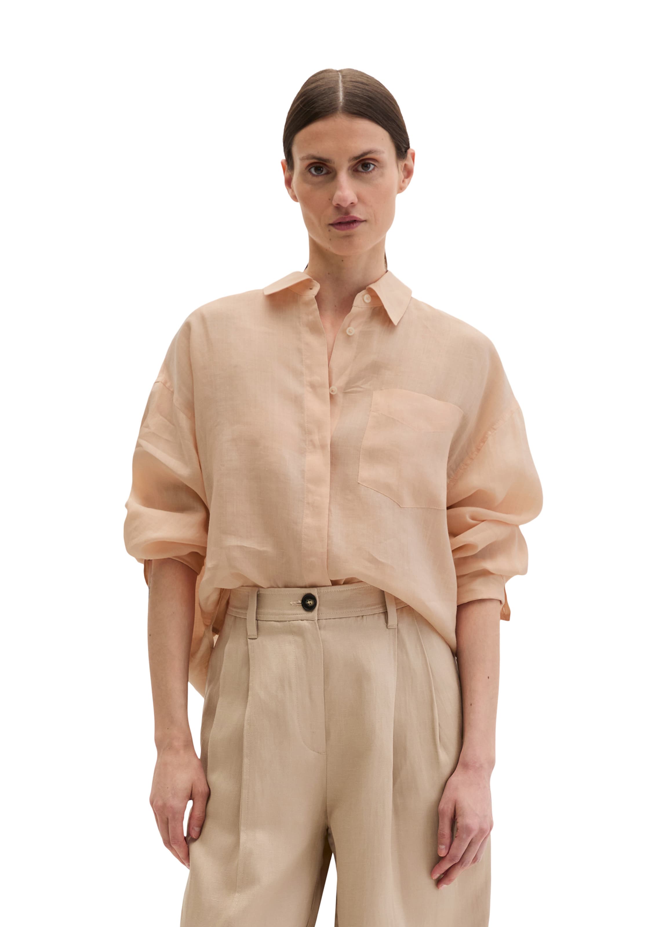 Marc O'Polo Bluse in Orange: Vorderseite