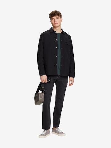 ESPRIT Regular Fit Hemd in Schwarz