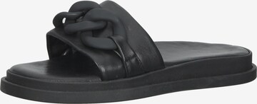 SANSIBAR Mules in Black: front