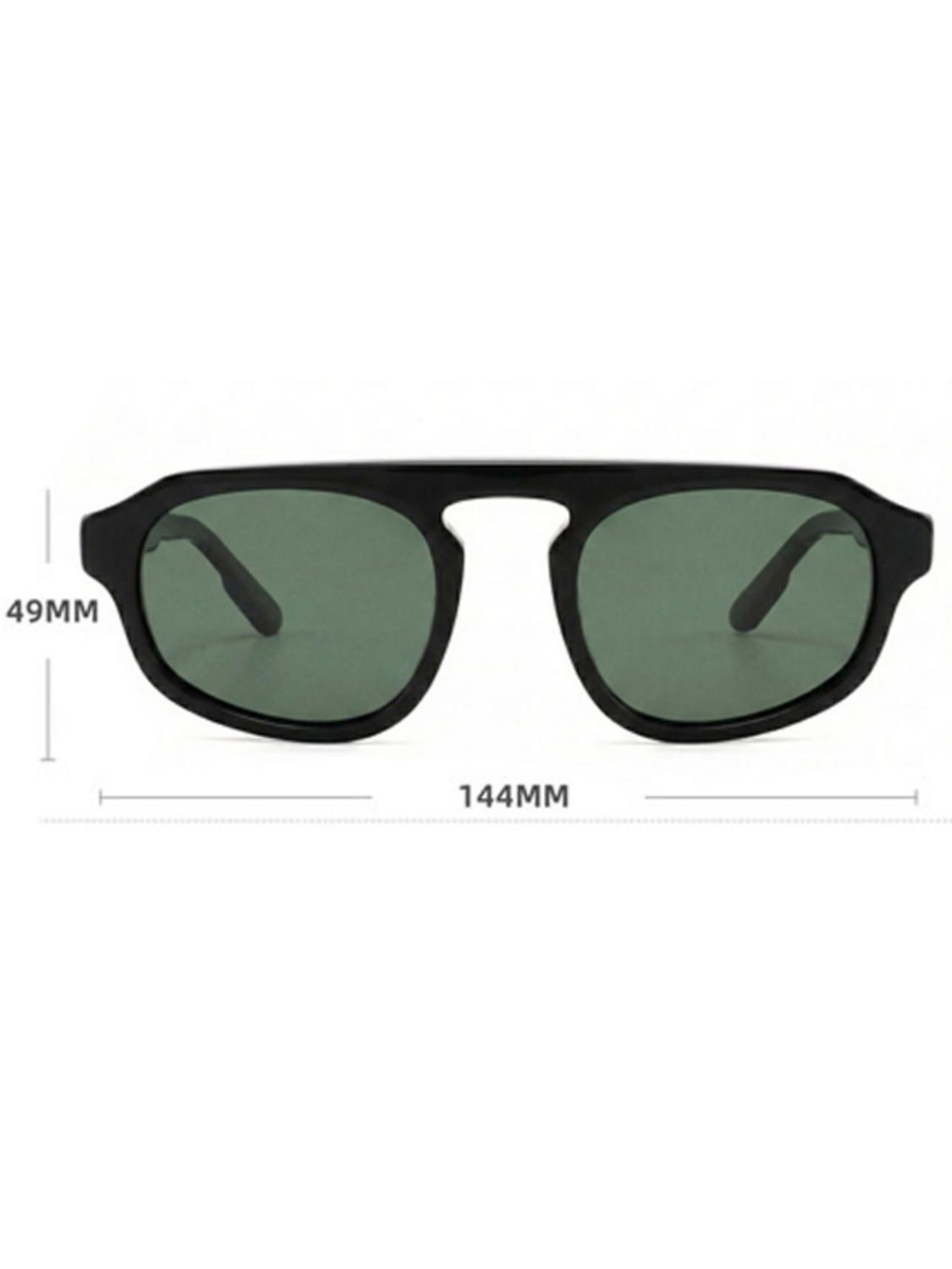 VEYREY Sunglasses 'Pilotenbrille Sonnenbrillen Strugic' in Black
