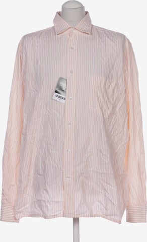 Van Laack Button Up Shirt in S in Orange: front