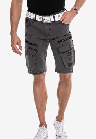 CIPO & BAXX Regular Shorts in Grau: predná strana