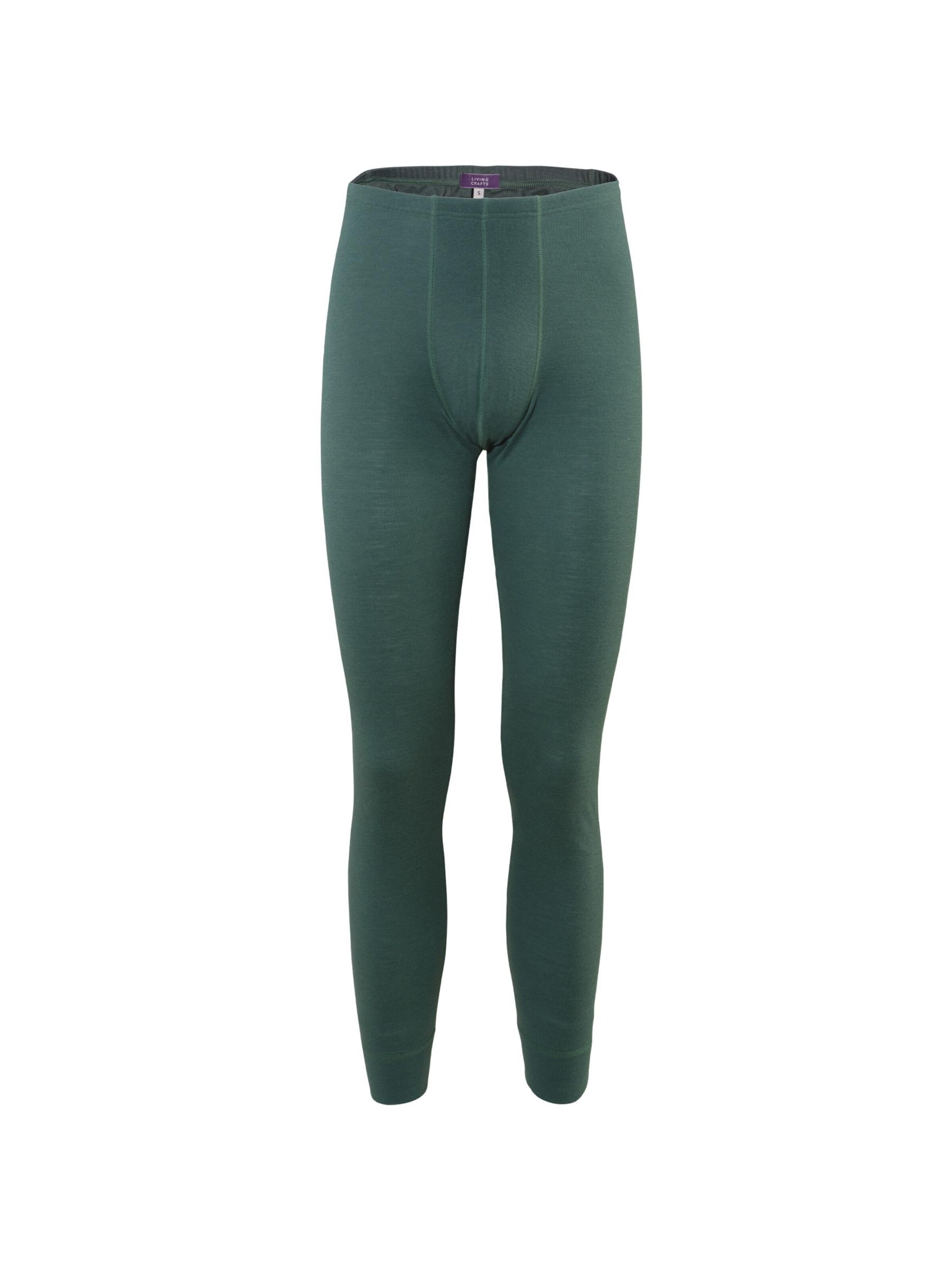 Living Crafts Long Johns 'LINUS' in Green: front