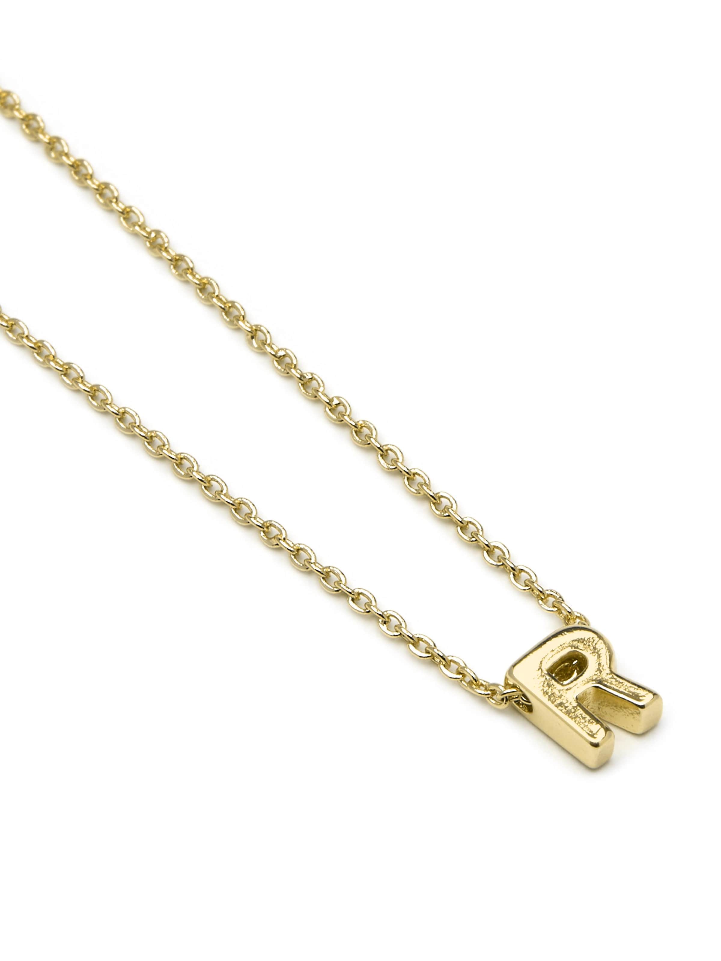 Luxenter - Cadena 'Alphabet R' en oro