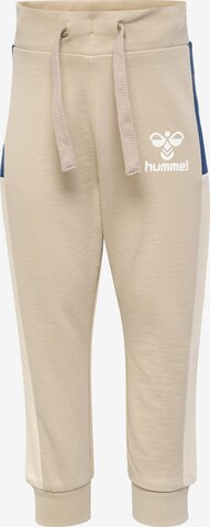 Hummel Regular Pants in Beige: front