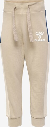 Hummel Regular Broek in Beige: voorkant