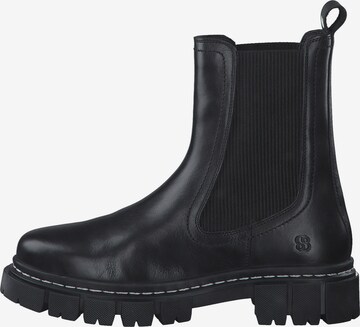 s.Oliver Chelsea boots in Black