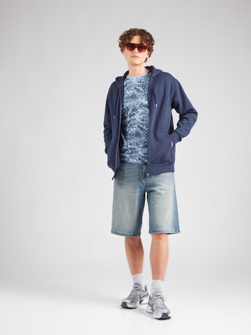 INDICODE JEANS Shirt 'Palme' in Blauw