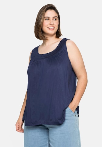 SHEEGO - Top en azul: frente