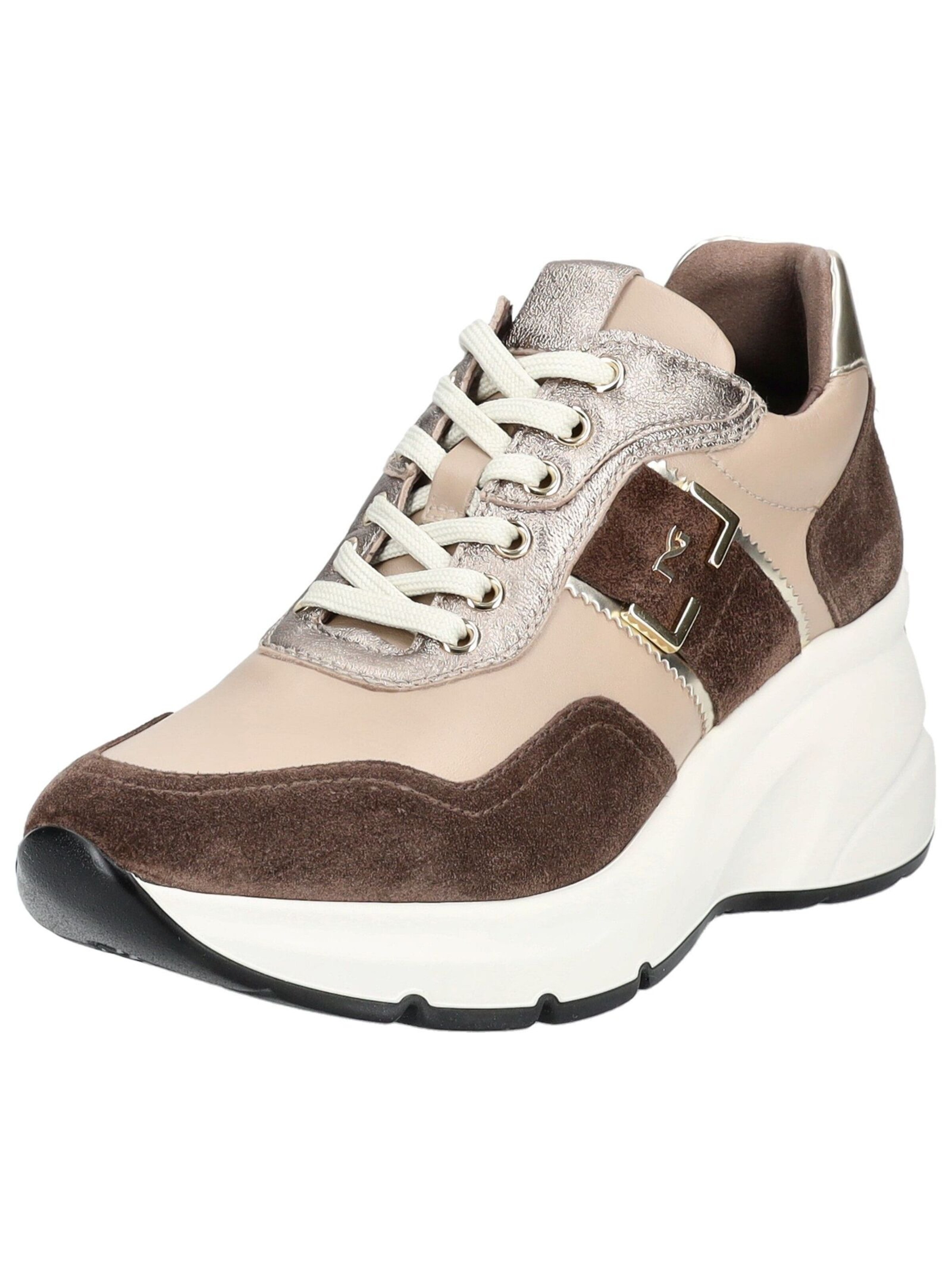 Nero Giardini Sneaker in creme / kastanienbraun, Produktansicht
