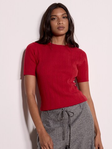 T-shirt ' ' Apricot en rouge : devant