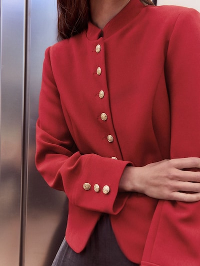 Lipsy Blazer in 36 in Blood red, Item view