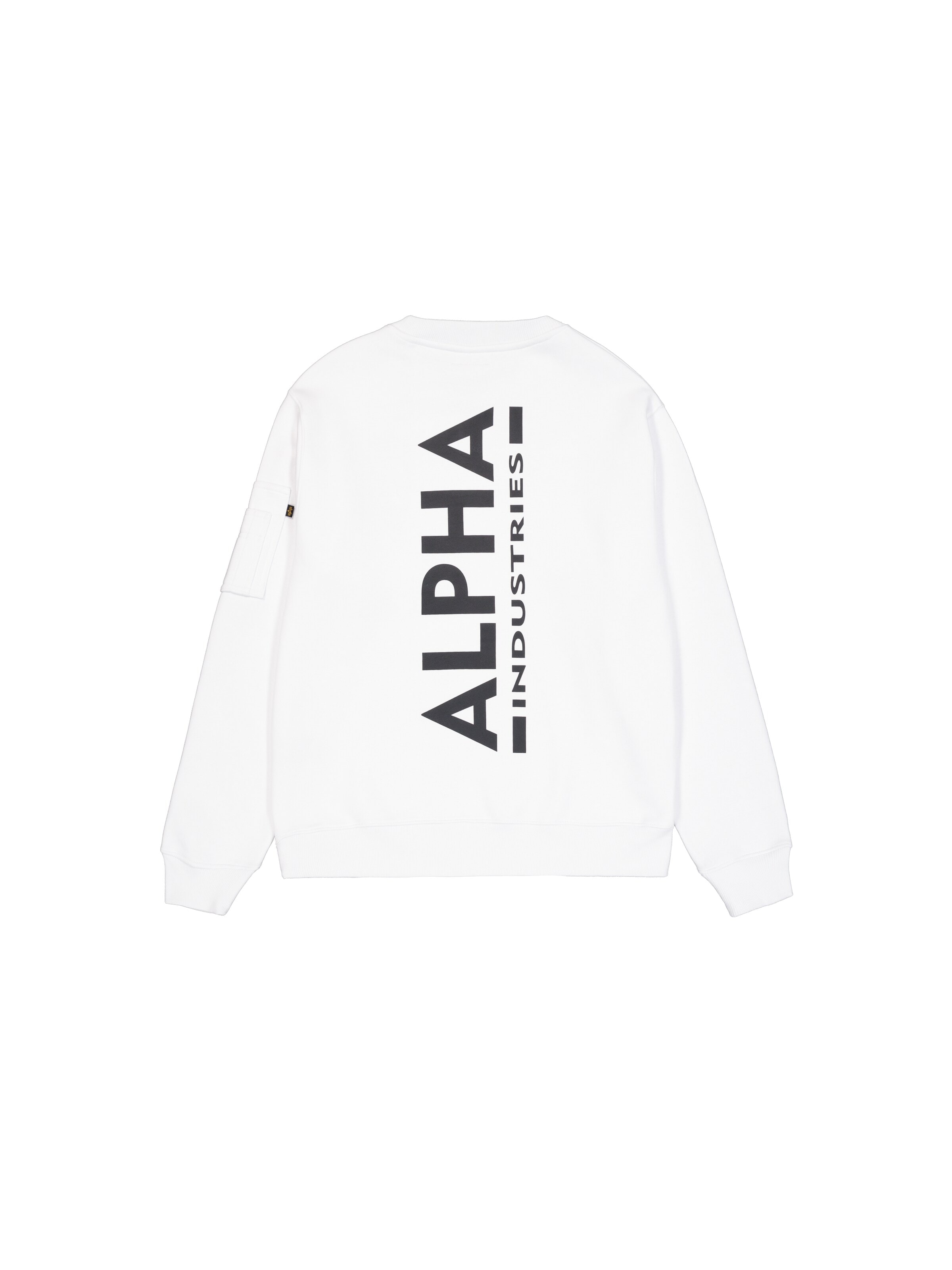 ALPHA INDUSTRIES Μπλούζα φούτερ σε λευκό