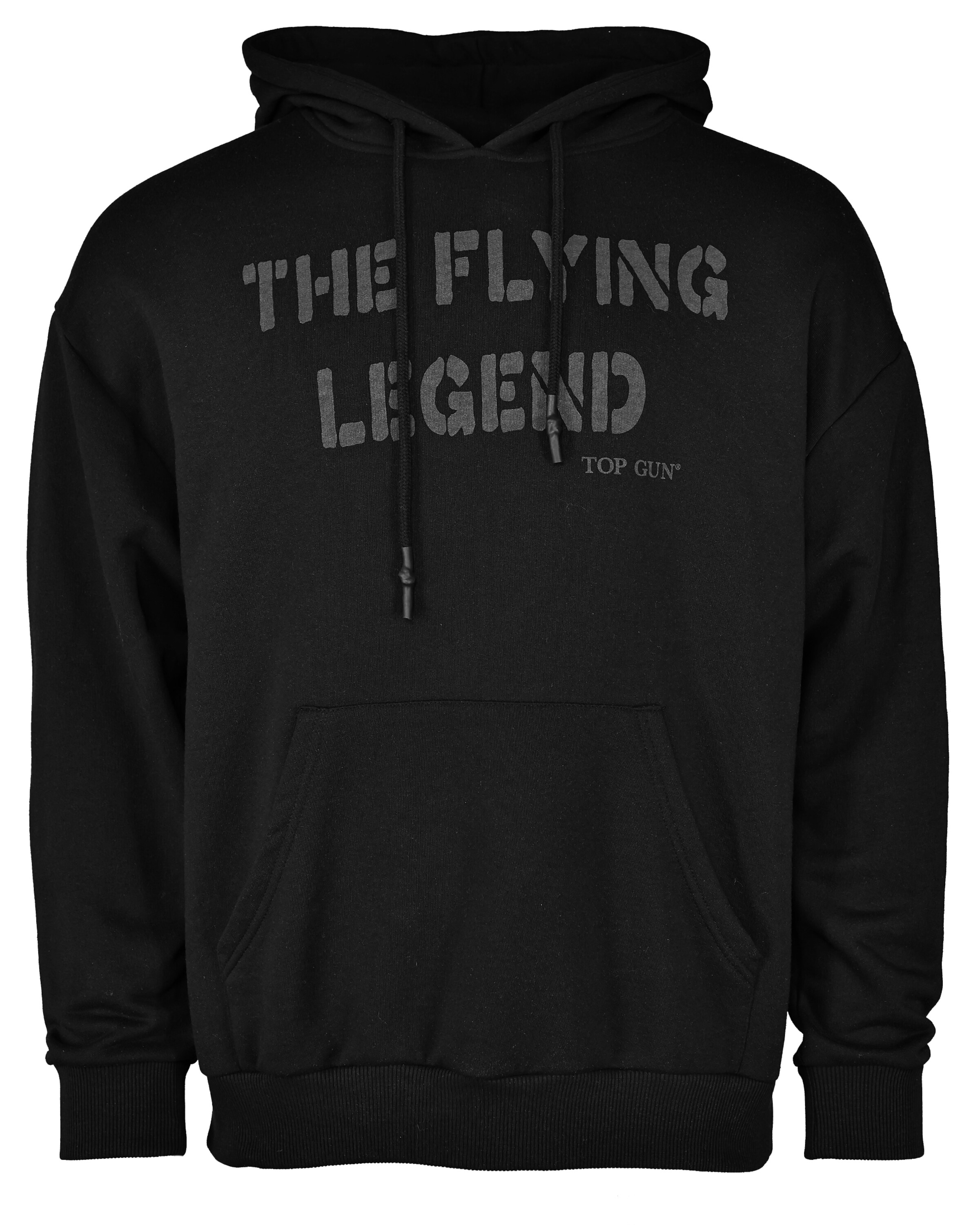 TOP GUN Sweatshirt in Schwarz: Vorderseite