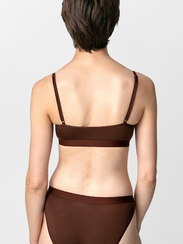 Erlich Textil - Bustier Sujetador 'Edith' en marrón