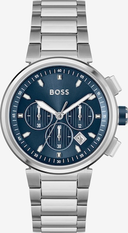 BOSS Black Analog klocka i silver: framsida