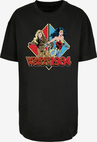 F4NT4STIC T-Shirt 'DC Comics Superhelden Wonder Woman 84 Back To Back' in Schwarz: predná strana
