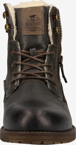 MUSTANG Lace-up boots in Brown