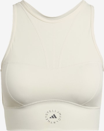 ADIDAS BY STELLA MCCARTNEY Sportovní top 'Training Crop' – béžová: přední strana