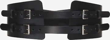 Haute Cuir Bælte 'Maia Corset' i sort: forside