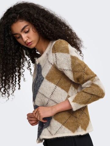 ONLY - Jersey 'ONLNoeme' en beige