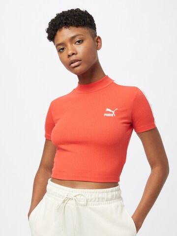 PUMA Shirt 'Classics' in Rood: voorkant