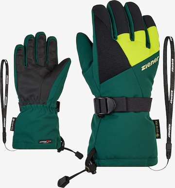 ZIENER Athletic Gloves 'LANI' in Green: front