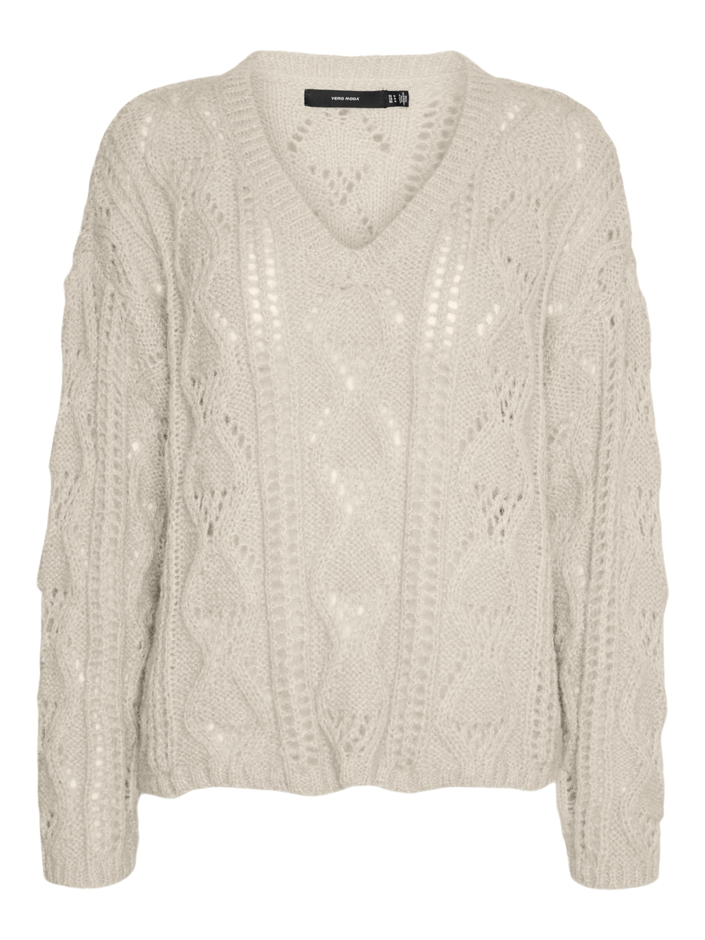 Pull-over 'VMNEWERIN' VERO MODA en beige : devant