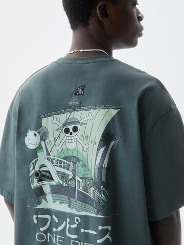 T-Shirt Pull&Bear en vert