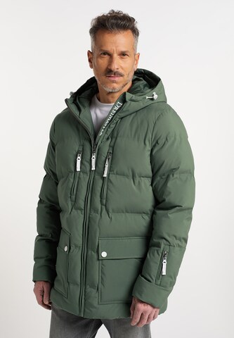 DreiMaster Maritim Winter jacket in Green: front