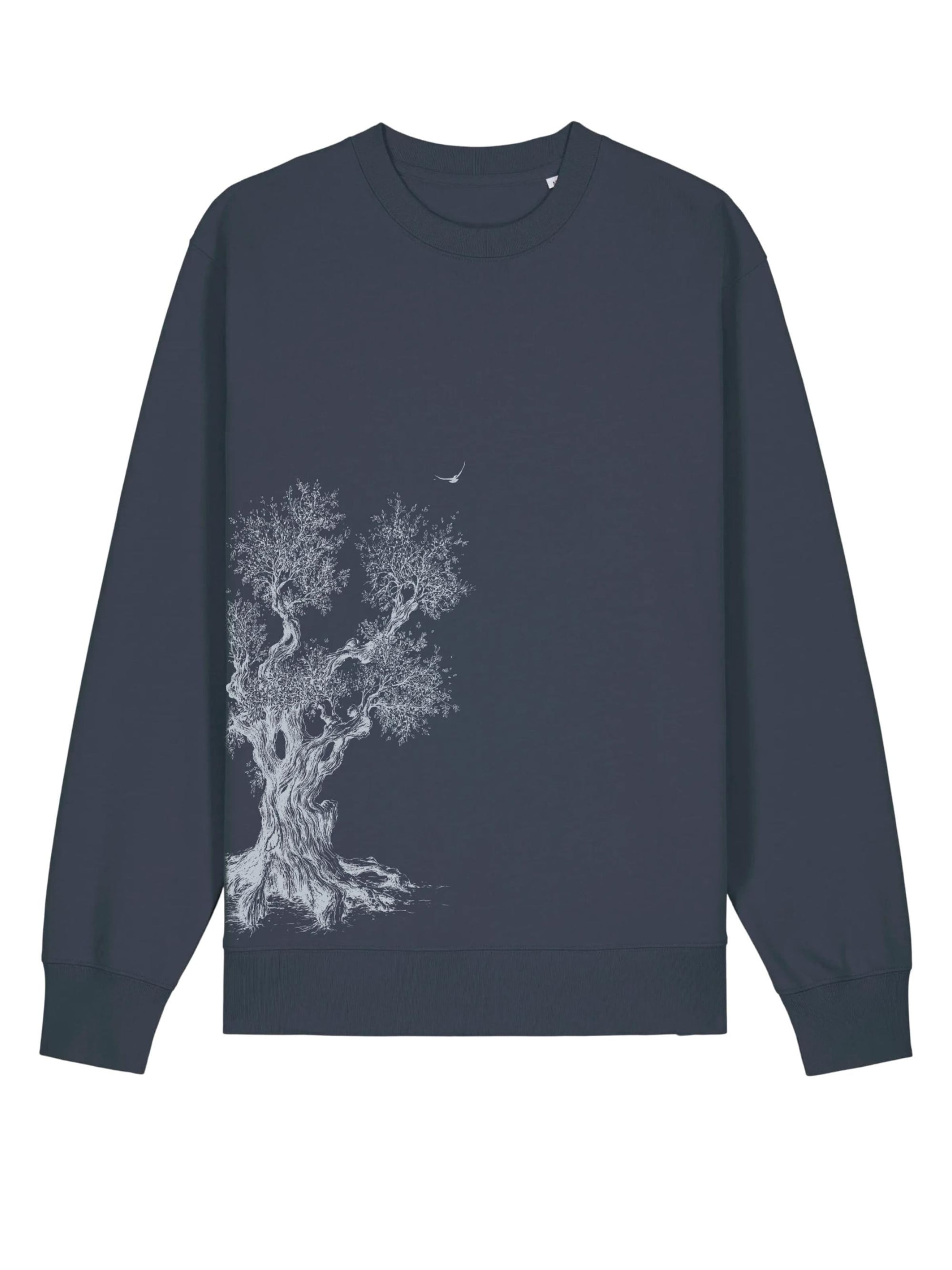Life-Tree Sweatshirt 'Sweater Organic Olive Tree'‌‌‌‌‌‌‌‌‌ in Grau: Vorderseite