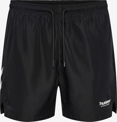 Hummel Badeshorts 'NED' in schwarz / weiß, Produktansicht