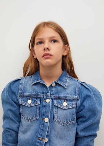 MANGO KIDS Between-Season Jacket 'Ball' in Blue