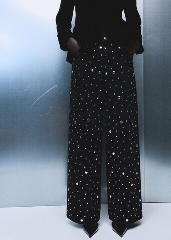 MANGO Regular Jeans in Black: front