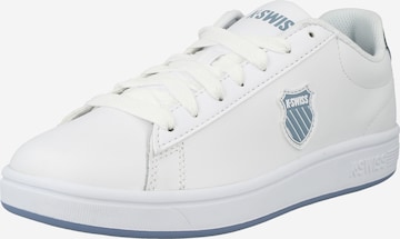 Sneaker low 'Court Shield' de la K-SWISS pe alb: față