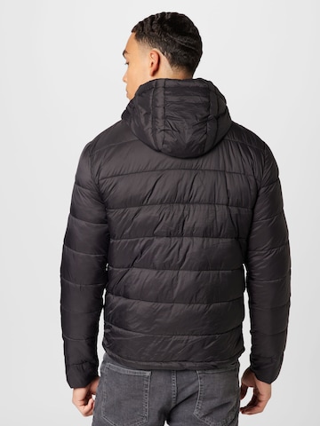 !Solid Winter Jacket in Black