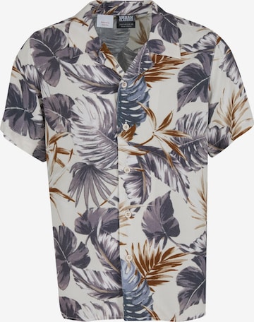 Camicia di Urban Classics in blu: frontale