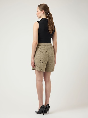 YAS Regular Broek 'YASSAGGA' in Zilver