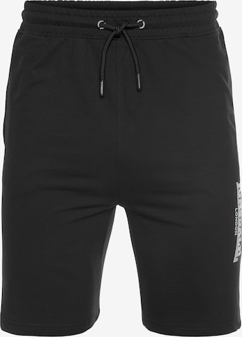 Pantalon LONSDALE en noir : devant