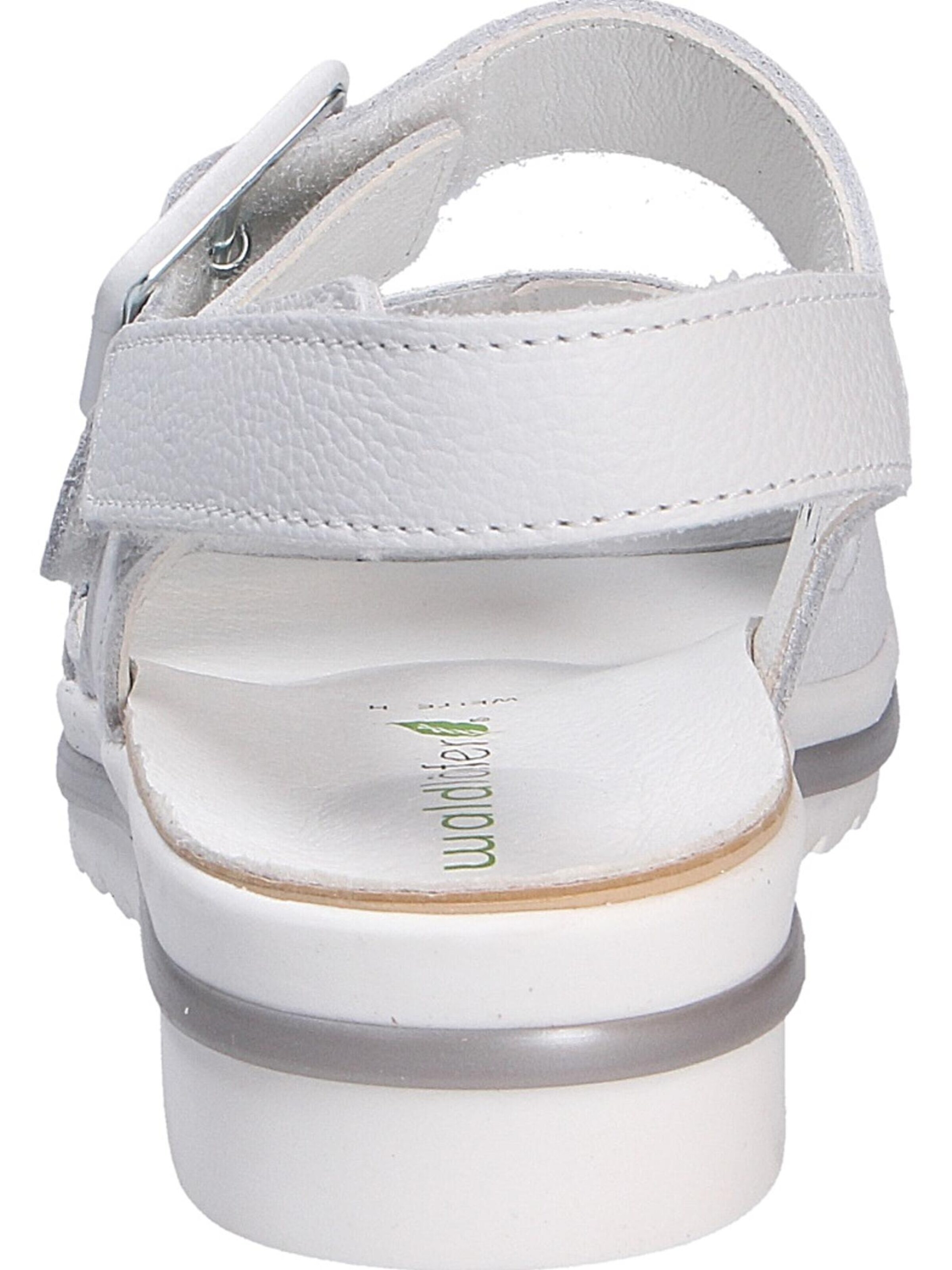 WALDLÄUFER - Sandalias con hebilla 'Hakura' en blanco