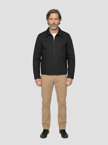 Schott NYC Between-Seasons Coat in Black