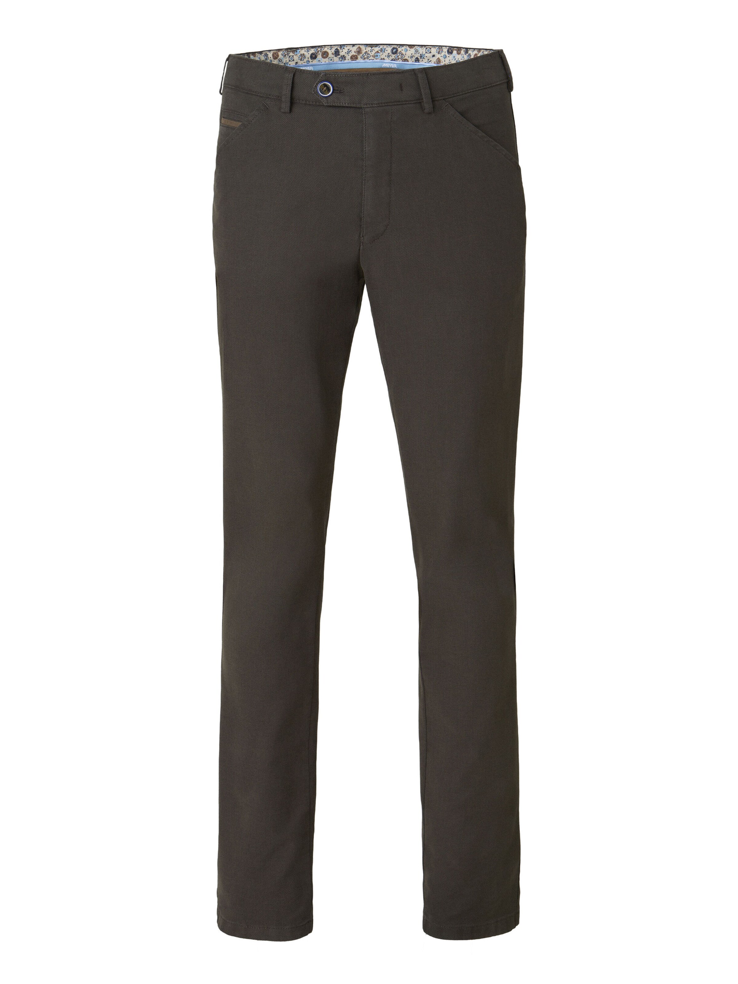 Pantalon chino 'Chicago' MEYER en vert : devant