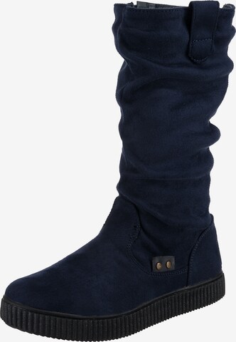 Freyling Boots in Blue: front