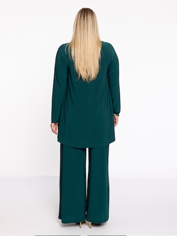 Yoek Wide leg Pants in Green