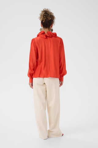 Cream Blouse 'CRBeatrice' in Red