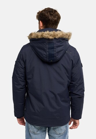 INDICODE JEANS Winter jacket 'Mois' in Blue